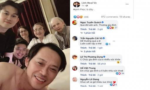 NSƯT Hoài Linh rạng rỡ sum họp bên gia đình sau liên hoàn biến cố, chỉ nói một câu mà ai nấy mừng 'rơi nước mắt'