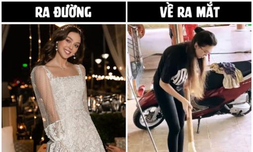 Về nhà thủ môn Bùi Tiến Dũng đón Tết, bạn gái Tây mặc đồ giản dị, dọn nhà cho bố mẹ chồng tương lai