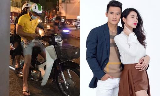 Về Kiên Giang, Công Vinh - Thuỷ Tiên lại đèo nhau trên chiếc dream tình tứ dạo phố