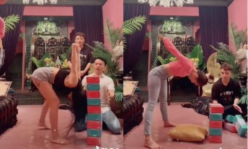 Ngọc Trinh và Trà Ngọc Hằng chinh phục thử thách ít người thực hiện được