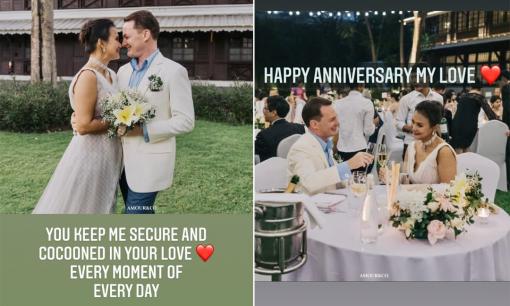 Chồng cũ Hồng Nhung kỉ niệm 2 năm ngày cưới bên vợ người Myanmar