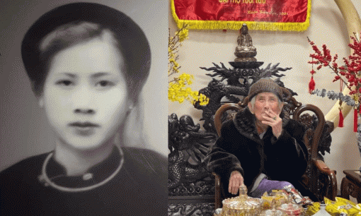 Cụ bà 100 tuổi ở Hà Nội gây sốt vì hình ảnh 'gái Tràng An' xinh đẹp thời trẻ: 'Cụ vẫn minh mẫn, nhớ vanh vách tên tuổi con cháu'