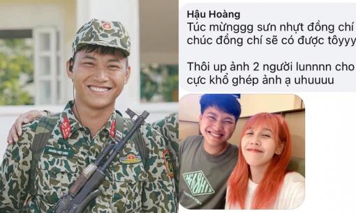 Sinh nhật Mũi trưởng Long, Hậu Hoàng tự tay 'đẩy thuyền' luôn: 'Chúc đồng chí sẽ có được tôi'