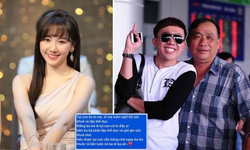 Hé lộ đoạn tin nhắn giữa Hari Won và bố chồng: 'Con dâu cũng thương ba nhiều'