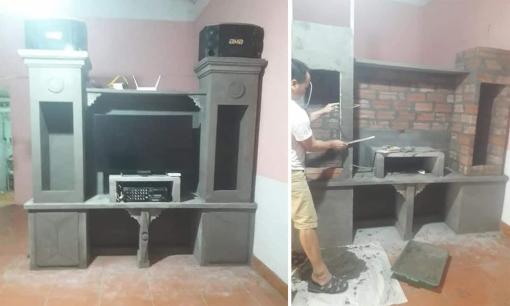 Chủ nhà xây tủ bằng xi măng để tiết kiệm và chống mối mọt, nhưng dân mạng lại thấy 'sợ sợ'