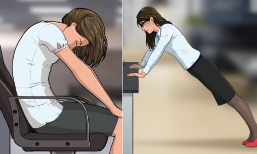 5 bài tập có thể thực hiện tại chỗ không cần rời bàn làm việc, cực hữu ích cho dân văn phòng 