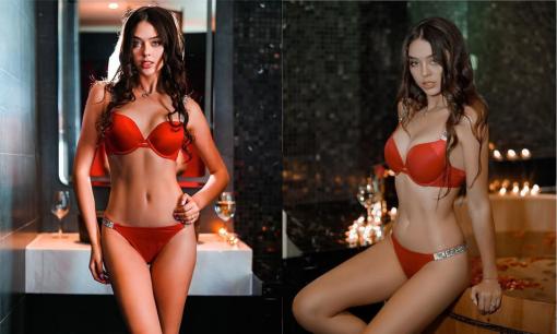 Bạn gái Bùi Tiến Dũng khoe đường cong gợi cảm khi diện nội y