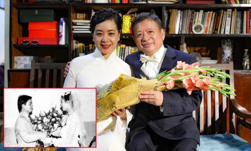Vợ chồng nghệ sĩ Chiều Xuân tung loạt ảnh mới 'cực tình' kỷ niệm 34 năm ngày cưới