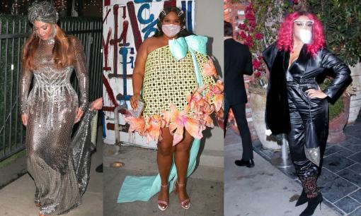 Các sao 'thi xem ai mặc xấu hơn' khi đi tiệc hậu Grammy