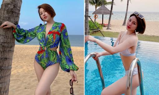 Hot girl Trâm Anh bị bạn thân chê 'mập' nhưng loạt ảnh nóng bỏng mới của cô nàng nói lên điều ngược lại