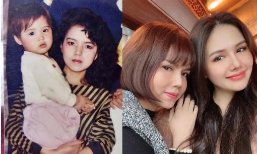 Phanh Lee khoe ảnh mẹ 29 năm trước, hoá ra thần thái phu nhân đều là do di truyền