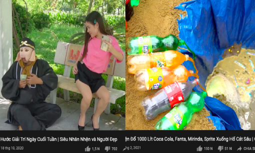 Sau Thơ Nguyễn, một kênh YouTube nữa khiến cộng đồng mạng phẫn nộ vì nội dung phản cảm, nhảm nhí và nguy hiểm cho trẻ em