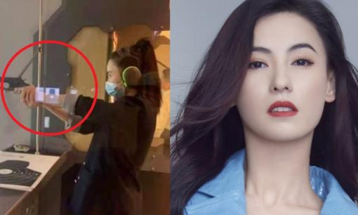 Trương Bá Chi khoe thú vui bắn súng cực 'ngầu', gián tiếp phủ nhận tin đồn mang thai lần 4   