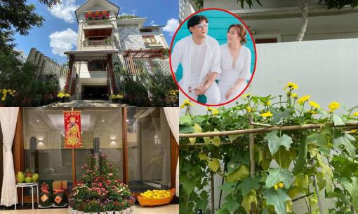 Không gian biệt thự sân vườn nhìn mà choáng của Quý Bình và bà xã doanh nhân