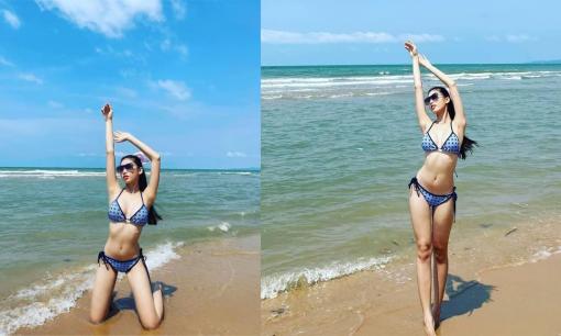 Ngọc Thảo diện bikini nóng bỏng tại Thái Lan hậu Chung kết Hoa hậu Hòa bình Quốc tế