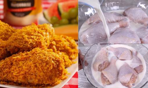 Mẹo làm gà rán tại nhà ngon như ngoài tiệm, trước khi tẩm ướp và chiên đừng quên bước này