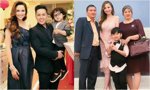 Lâu không đăng ảnh quý tử, con trai Hoa hậu Diễm Hương với chồng doanh nhân cao lớn không ngờ 
