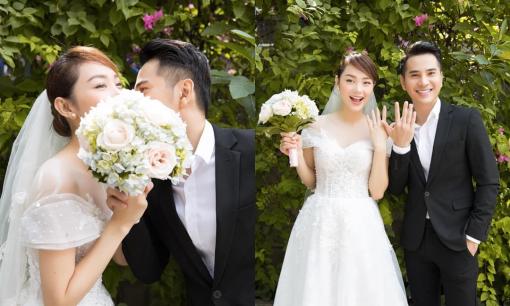 Minh Hằng bất ngờ tung ảnh cưới, nhìn lại 'chú rể' hóa ra là người quen trong showbiz