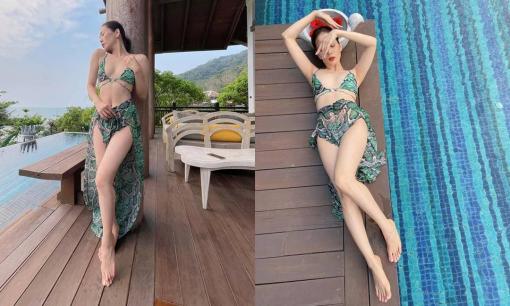 Lệ Quyên khiến fan xuýt xoa khi thả dáng ở tuổi 40 với bikini, thách thức camera thường