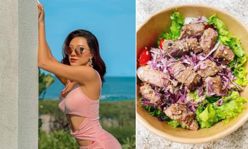 Á hậu Kim Duyên bật mí chế độ ăn để giảm cân thành công