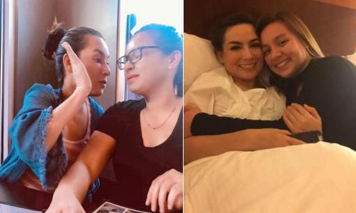 Phi Nhung xúc động khi nhận được lời chúc mừng sinh nhật của con gái ở Mỹ
