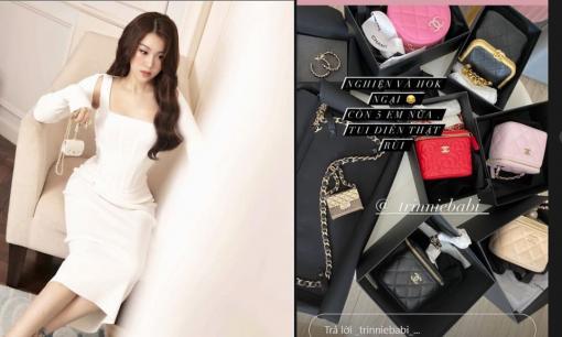 Rich kid Trinh Hoàng tậu cả lố túi Chanel như đi mua hàng sỉ