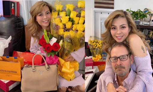 Ca sĩ Ngọc Anh đón sinh nhật tại Mỹ, được chồng tặng hẳn một chiếc xe hơi