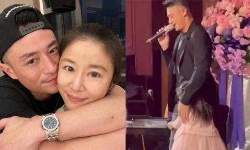 Con gái Lâm Tâm Như ngày càng đáng yêu, bám chặt bố không rời