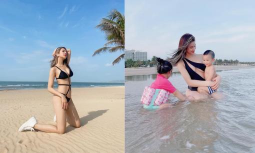 'Mẹ hai con' Diệp Lâm Anh tự tin thả dáng nóng bỏng với đường cong đâu ra đó