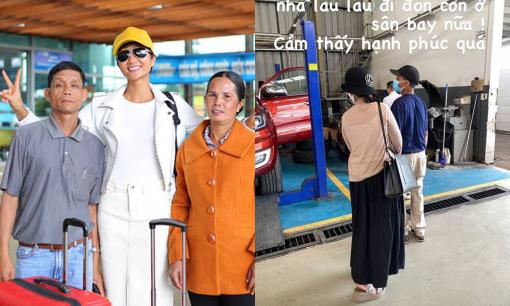 Hết xây nhà tiền tỷ, Hoa hậu H'Hen Niê tiếp tục mua xe hơi tặng bố mẹ