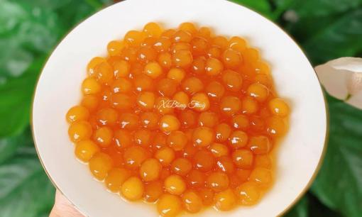 Trân châu trắng, đen xưa rồi, thử học cách làm trân châu hoàng kim màu đẹp mà lại ngon