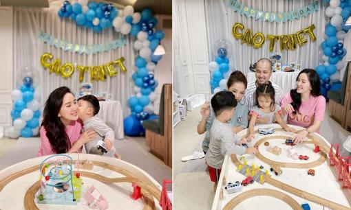 Bảo Thy đến dự sinh nhật cháu trai sau khi dính tin đồn mang bầu