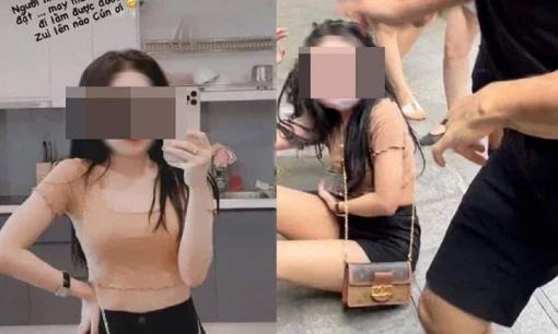 Xôn xao thông tin gái xinh đình đám Hà thành bị đánh ghen giữa phố