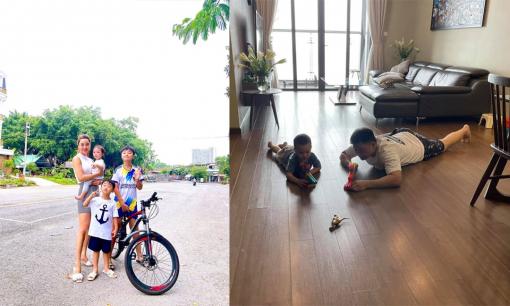 Nghỉ học ở nhà vào mùa dịch, các nhóc tỳ nhà sao Việt đã làm gì?