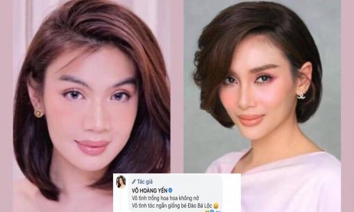 Võ Hoàng Yến vừa đổi tóc mới đã tự nhận giống 'bé' Đào Bá Lộc, lại còn dí dỏm làm thơ ví von 