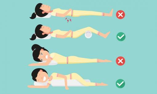 Người bị đau lưng ngủ không ngon, chỉ cần áp dụng tư thế này sẽ thấy hiệu quả ngay lập tức