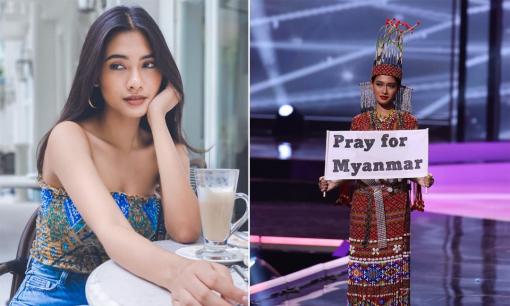 Hoa hậu Hoàn Vũ Myanmar không biết về đâu sau khi cuộc thi Miss Universe kết thúc