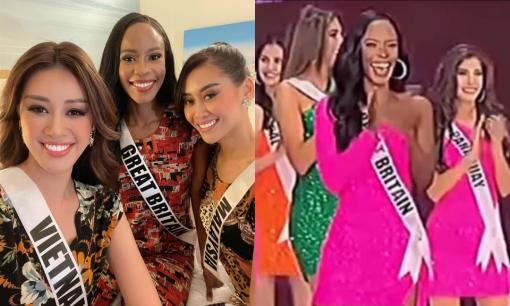 Bắt cận khoảnh khắc Hoa hậu Anh vui như được mùa khi Khánh Vân được gọi tên vào Top 21