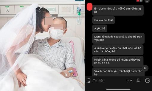 Xúc động trước đoạn tin nhắn của chàng trai bị ung thư hạch gửi người yêu: 'Mong rằng kiếp sau anh sẽ lo cho bé trọn vẹn hơn'