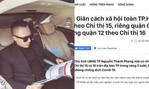 Covid-19 chưa tha Vũ Khắc Tiệp, vừa nói ở yên thì TP.HCM giãn cách