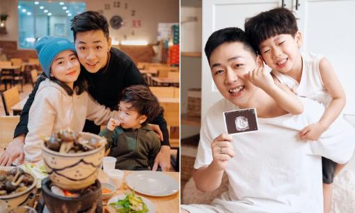 Hot boy Ba Duy khoe vợ hot girl mang bầu con thứ hai nhân dịp Quốc tế thiếu nhi