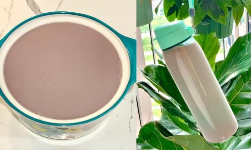 Rảnh rỗi vào mùa dịch Covid-19, mẹ đảm bật mí công thức nấu sữa gạo rang đơn giản để làm bữa phụ cho con