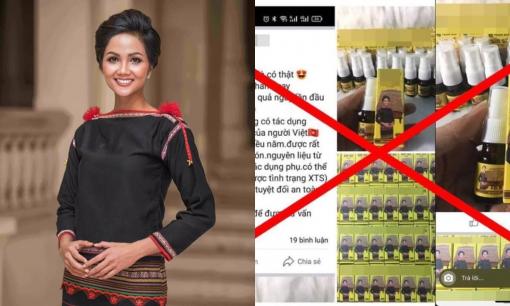 H'Hen Niê cầu cứu khi bị lợi dụng quảng cáo thuốc chữa sinh lý đàn ông