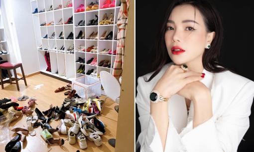 Dọn tủ giày hàng hiệu, Trà Ngọc Hằng phát hiện ra điều 'lãng phí', nhiều chị em đồng cảm