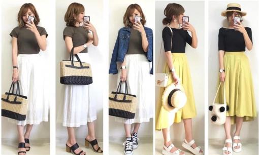 Váy của các blogger Nhật Bản mặc quá chất, đơn giản, cao cấp và thanh lịch, khiến người ta mê mẩn trong nháy mắt