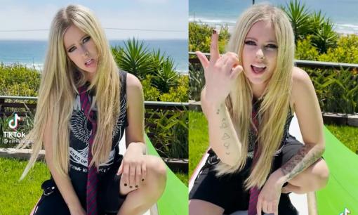 'Nữ hoàng nhạc pop punk' Avril Lavigne vừa đăng TikTok lần đầu có ngay 17 triệu view, nhan sắc U40 trẻ trung như gái 18 khiến dân tình phát sốt 