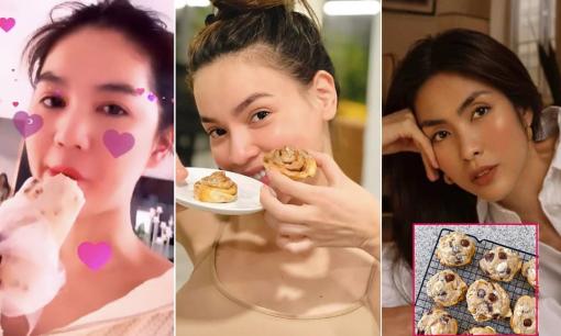 Đồ ăn vặt của sao Việt trong mùa dịch: Ngọc Trinh mê món kem chuối sầu riêng; Hồ Ngọc Hà tự làm bánh quế