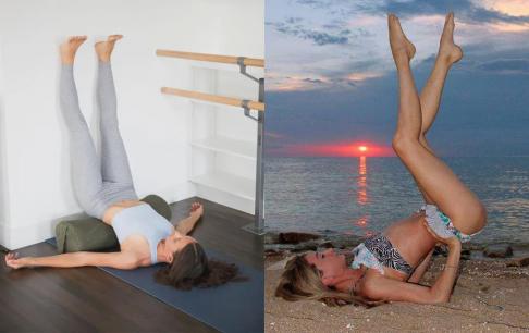 Treo ngược cơ thể 5 phút, giúp máu chảy ngược, thư giãn và đẹp da