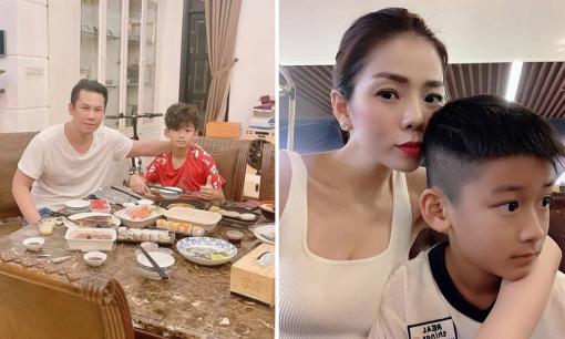 Con trai Lệ Quyên đăng ảnh bên mẹ, doanh nhân Đức Huy có phản ứng bất ngờ 