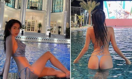 Ngọc Trinh tung clip khoe body 'nhức mắt', khai trương biệt thự xịn xò của Vũ Khắc Tiệp